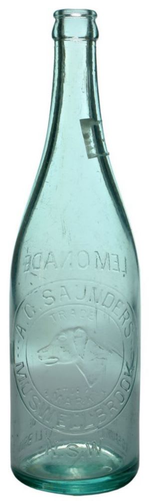 Saunders Muswellbrook Lemonade Crown Seal Bottle