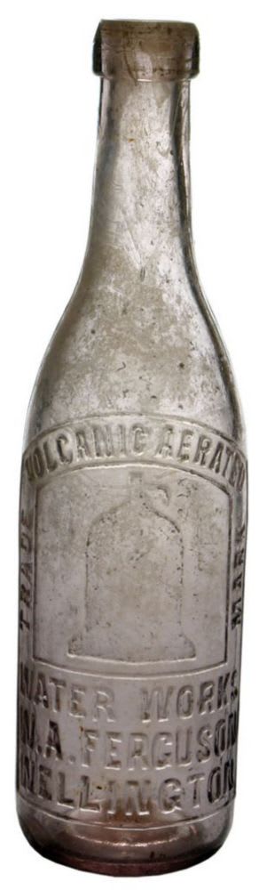 Ferguson Volcanic Aerated Water Works Wellington Bottle