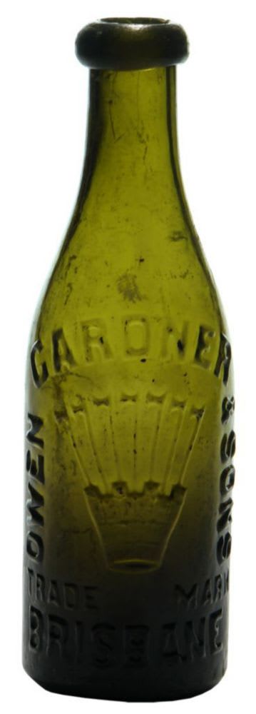 Owen Gardner Brisbane Green Glass Bottle