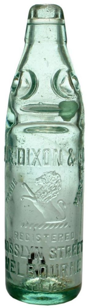 Dixon Rosslyn Street Melbourne Codd Marble Bottle