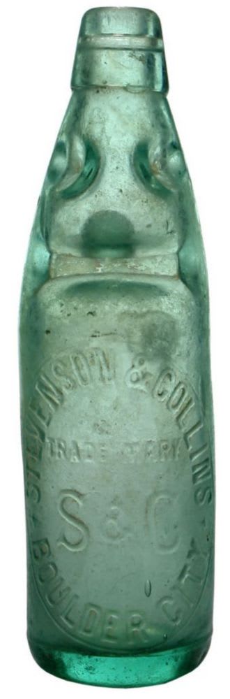 Stevenson Collins Boulder City Codd Marble Bottle
