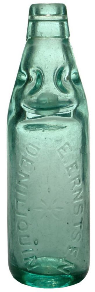 Ernstsen Deniliquin Antique Codd Marble Bottle