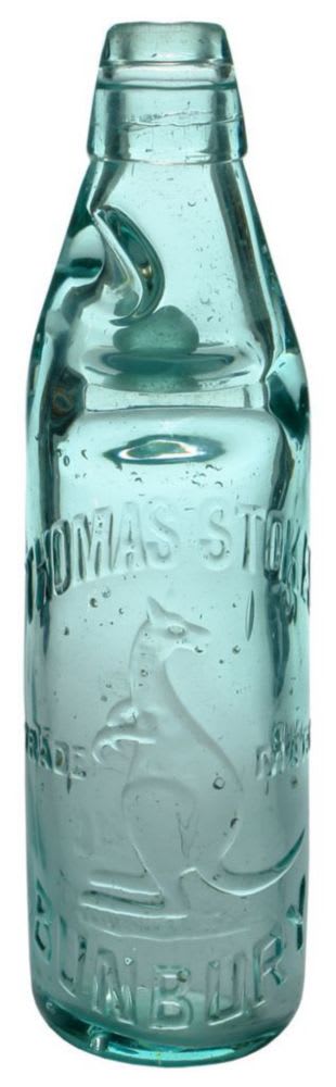 Thomas Stokes Bunbury Kangaroo Barnard Codd Bottle