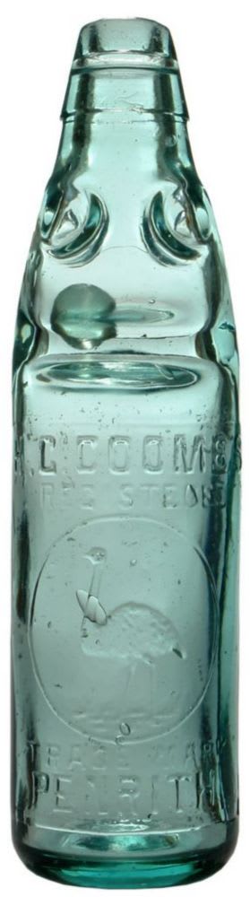 Coombs Penrith Emu Codd Marble Bottle