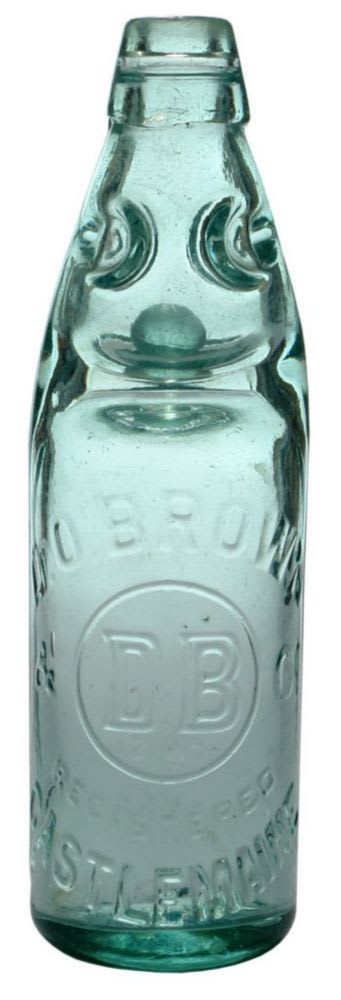 Brown Castlemaine St Helens Codd Bottle