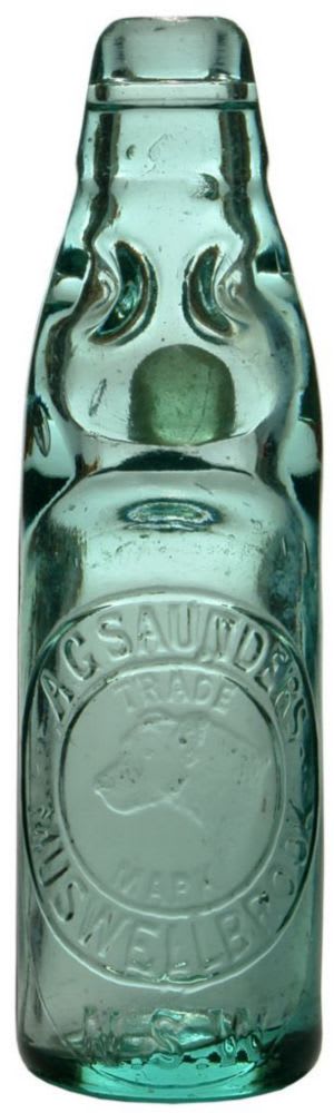 Saunders Muswellbrook Dog Codd Marble Bottle