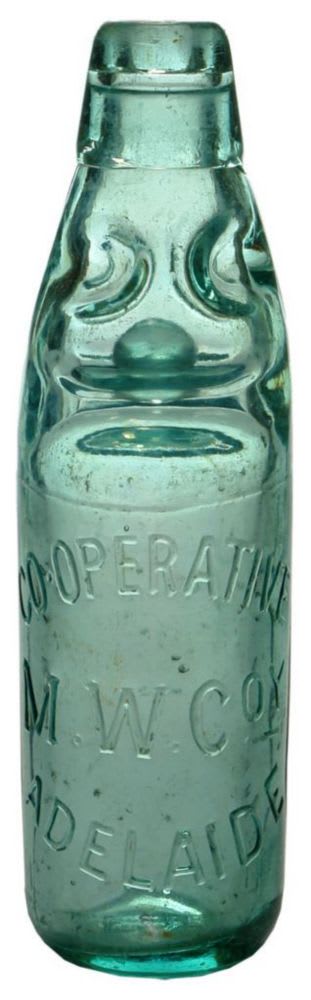 Co-operative Mineral Water Adelaide Marble Bottle
