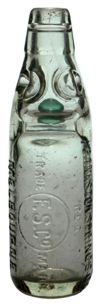 Frankston Springs Melbourne Codd Marble Bottle