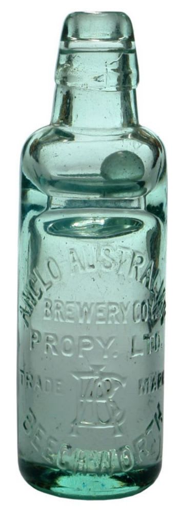 Anglo Australian Brewery Beechworth Codd Bottle