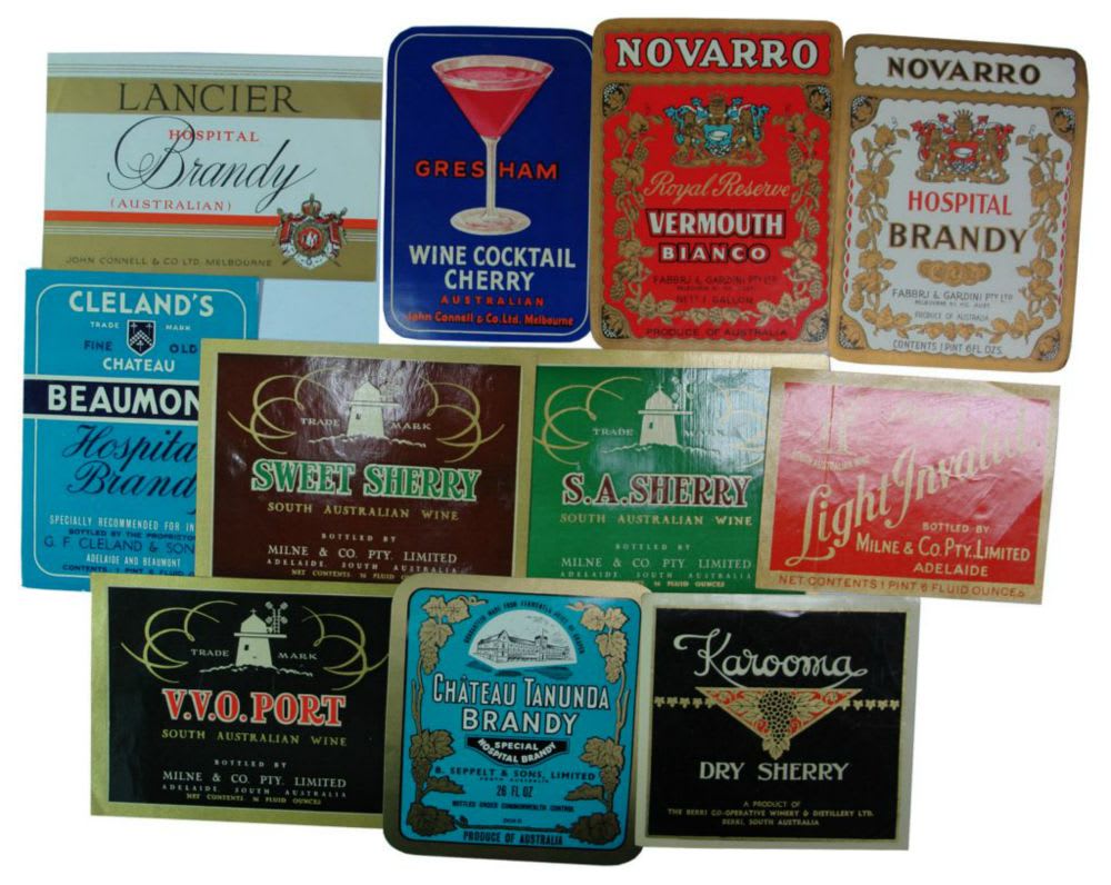 Australian Spirits Labels