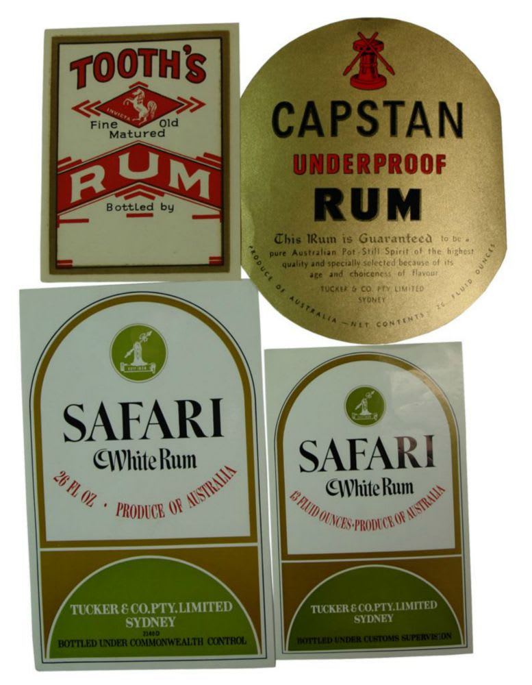 Sydney Rum Labels