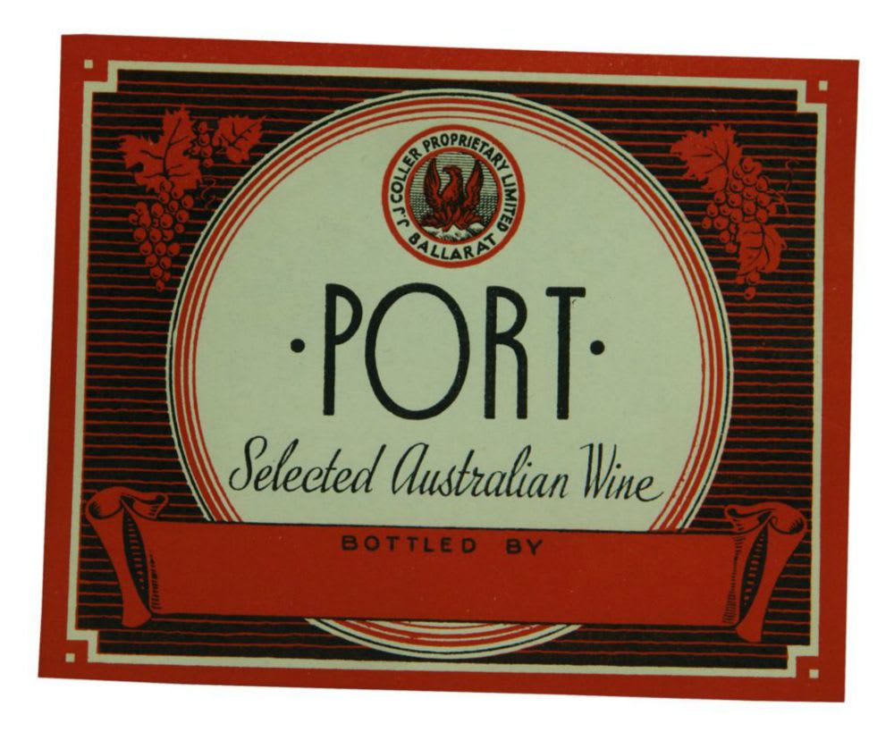 Goller Ballarat Port Label