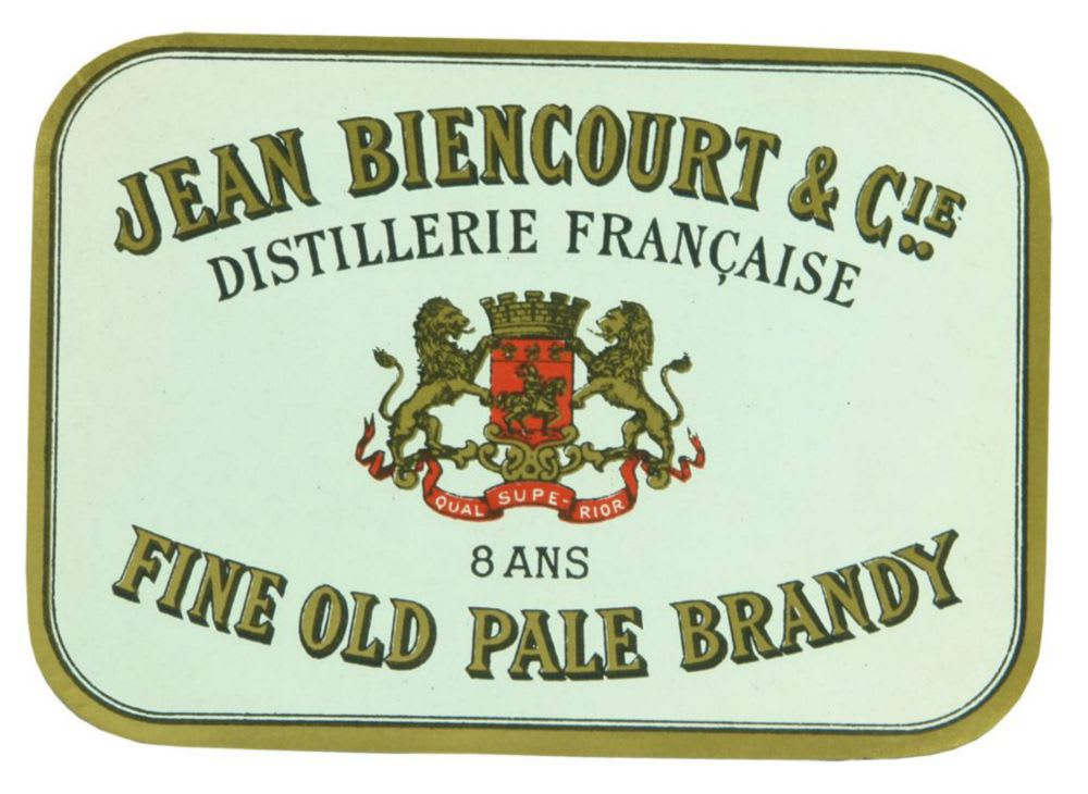 Jean Biencourt Brandy Label