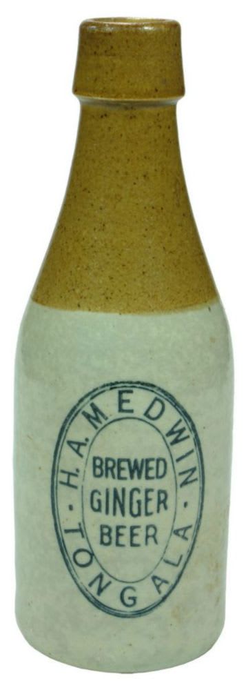 Medwin Tongala Stoneware Ginger Beer Bottle