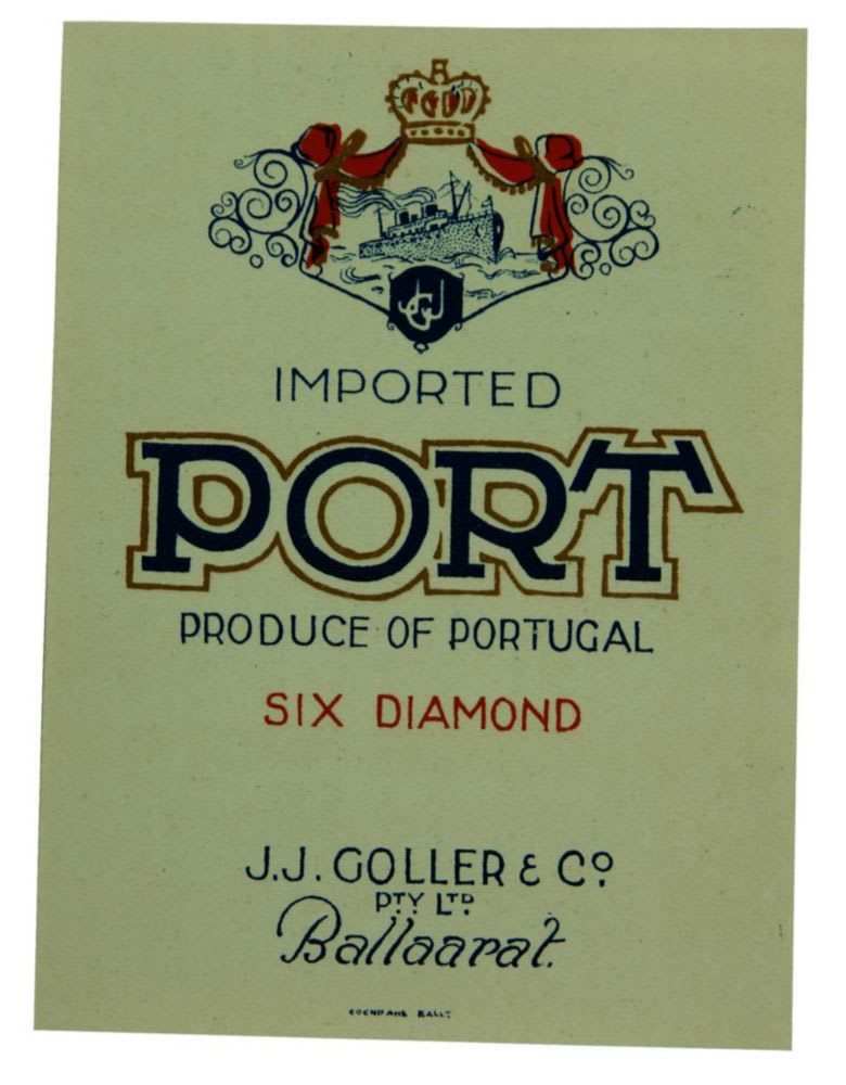 Goller Ballaarat Port Label