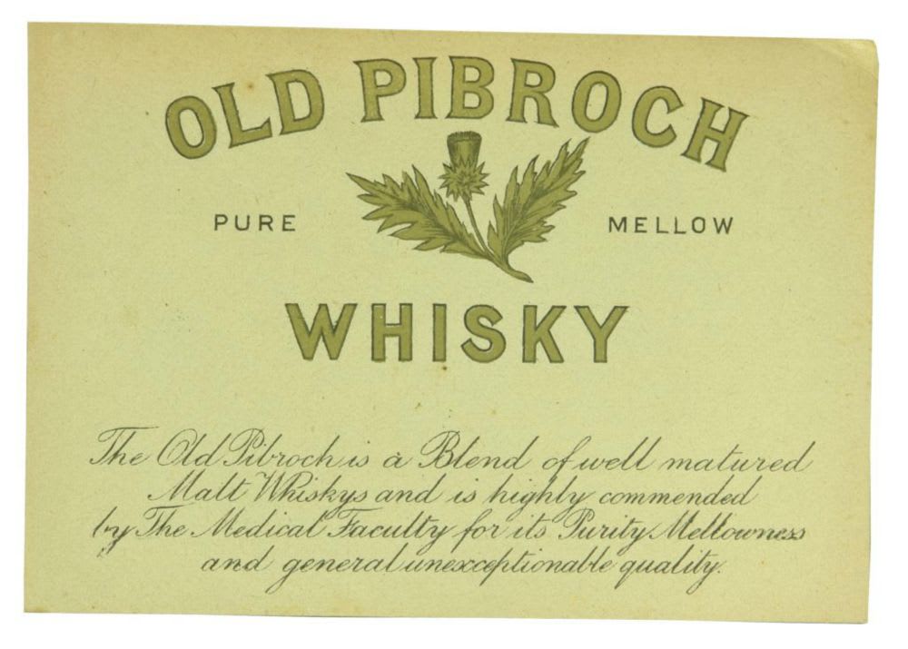 Old Pibroch Whisky Label