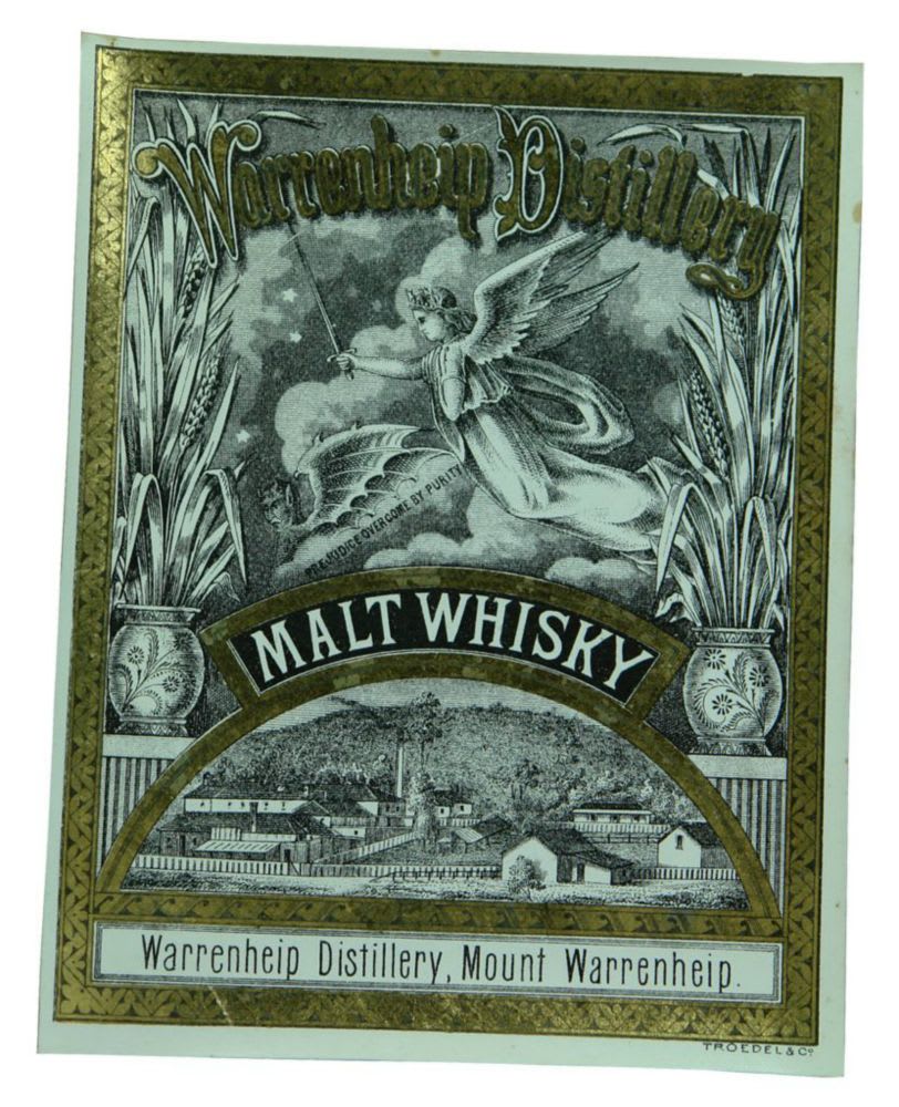 Warrenheip Distillery Whisky Old Label