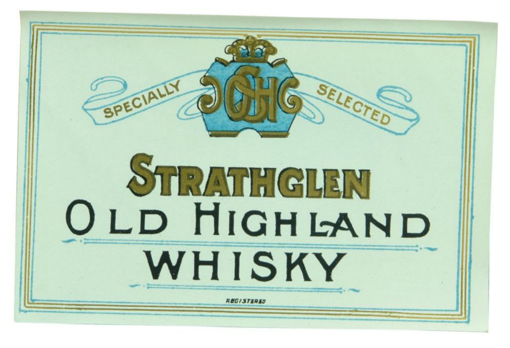 Strathglen Whisky Label