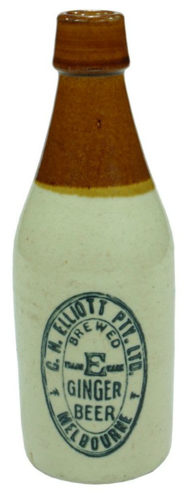 Elliott Melbourne Stoneware Ginger Beer Bottle