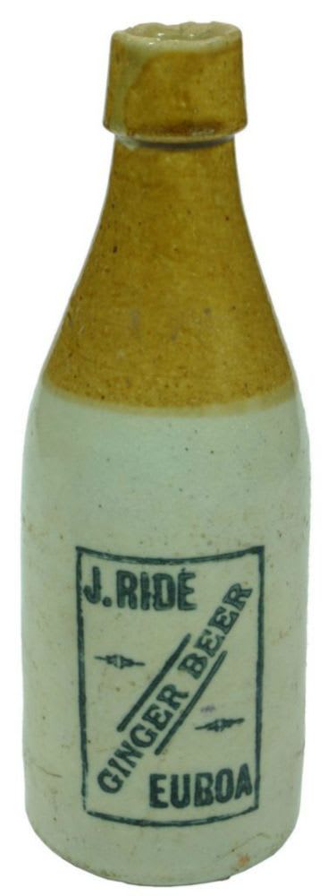 Ride Euroa Stoneware Ginger Beer Bottle