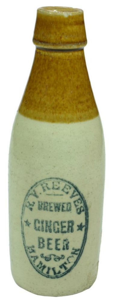 Reeves Hamilton Stoneware Ginger Beer Bottle