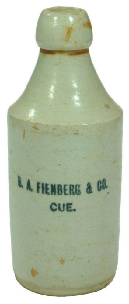 Fienberg Cue Western Australian Ginger Beer Bottle