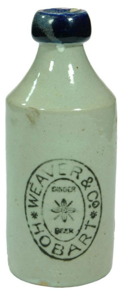 Weaver Hobart Stoneware Ginger Beer Bottle