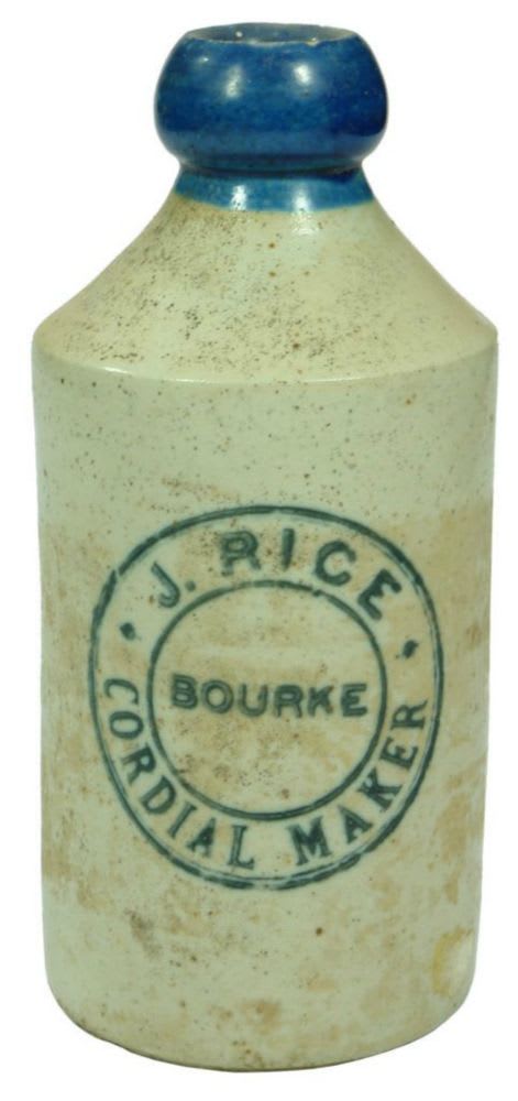 Rice Bourke Cordial Maker Stoneware Ginger Beer