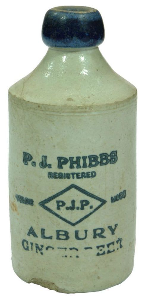 Phibbs Albury Stoneware Ginger Beer Bottle