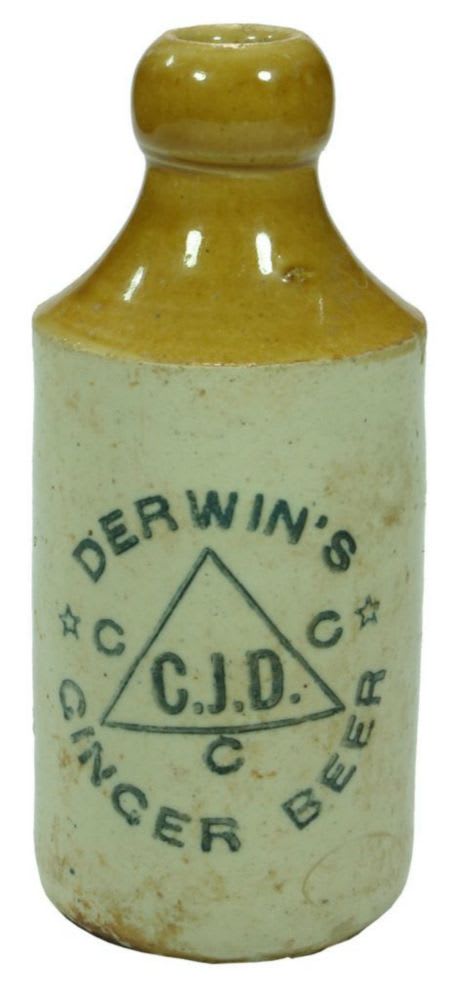 Derwin's Ginger Beer Stoneware Bottle