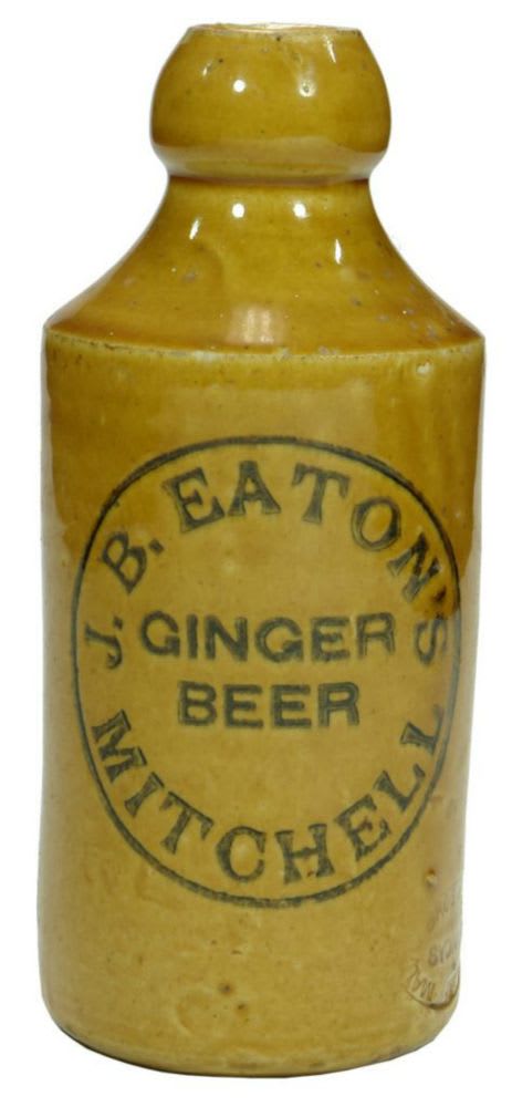 Eaton's Ginger Beer Mitchell Stoneware Bottle