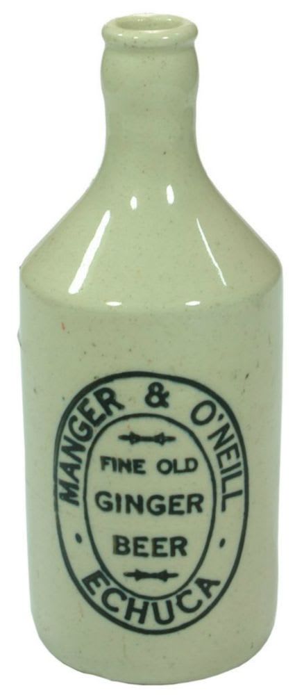 Manger O'Neill Echuca Stoneware Ginger Beer Bottle