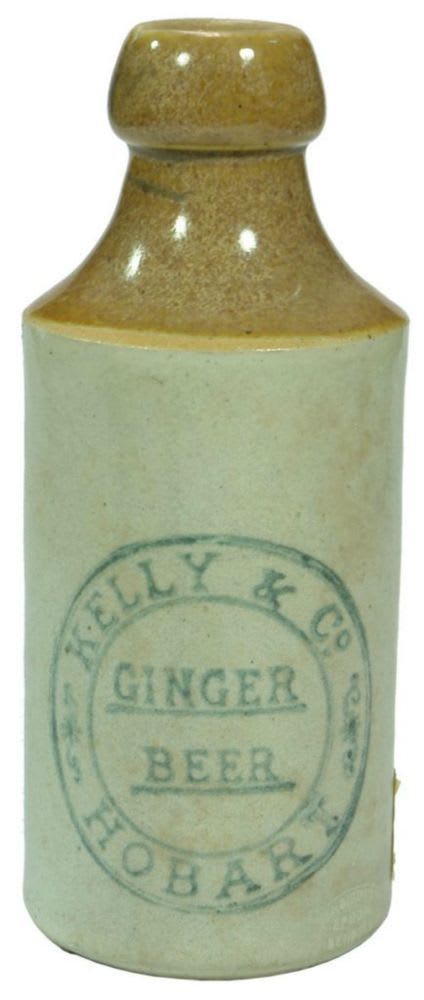 Kelly Ginger Beer Hobart Old Bottle