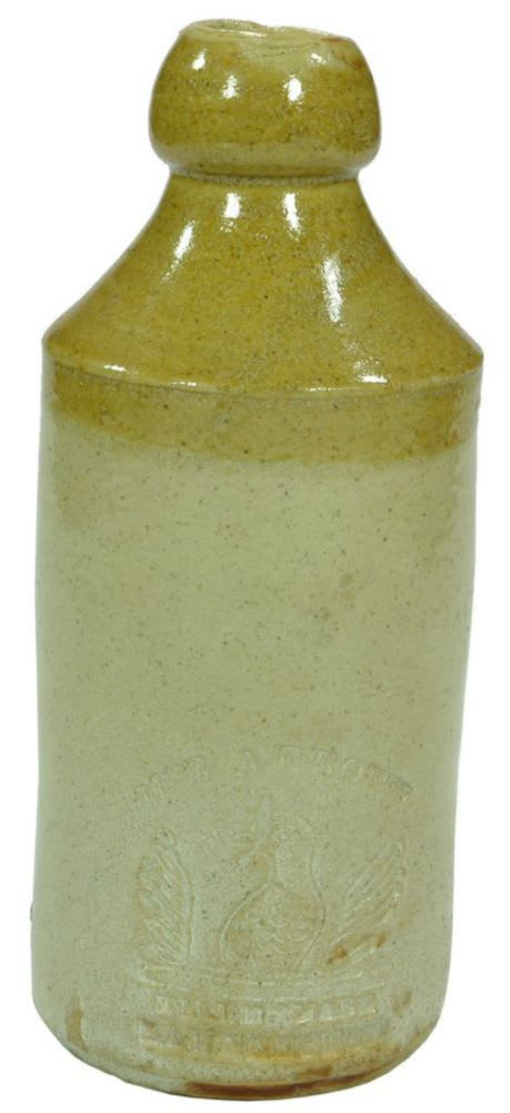 Abbott Launceston Phoenix Impressed Stoneware Bottle