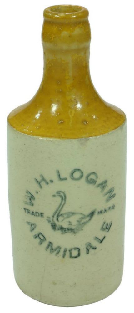 Logan Armidale Stoneware Ginger Beer Bottle