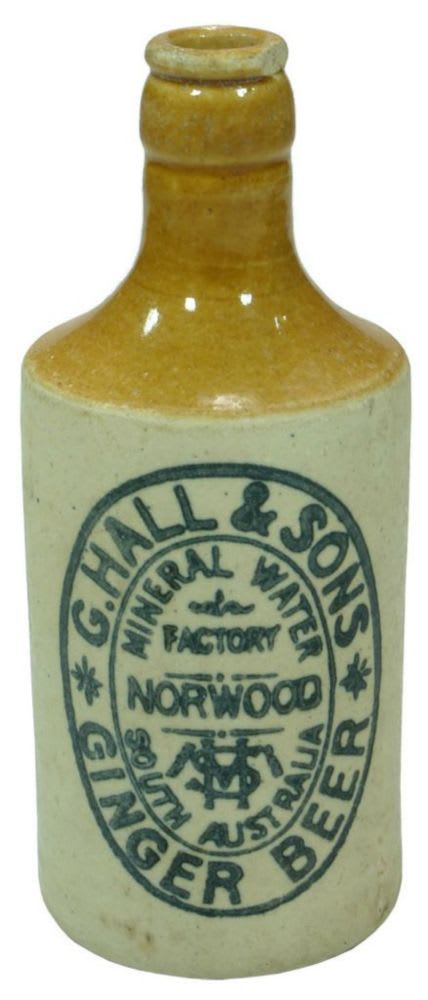 Hall Norwood Stoneware Ginger Beer Bottle