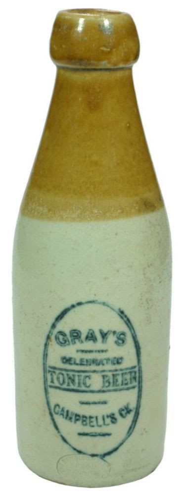 Gray's Campbell's Creek Stoneware Bottle