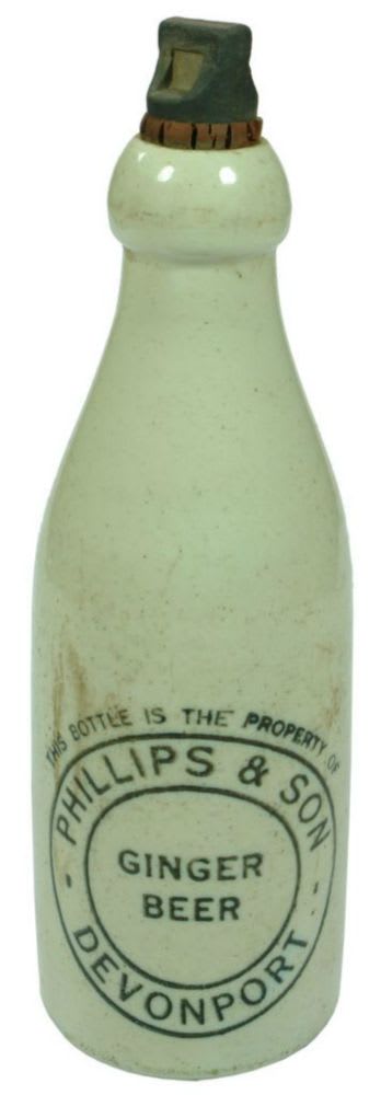 Phillips Devonport Stone Ginger Beer Bottle