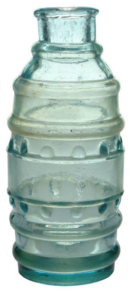 Barrel Shaped Antique Pickle Bottle