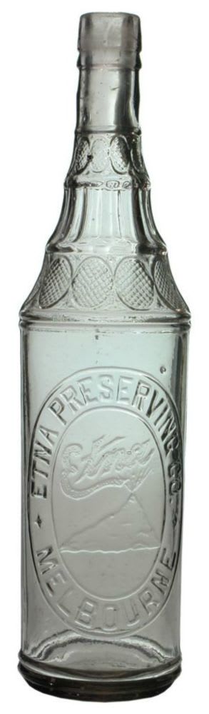 Etna Preserving Melbourne Cordial Bottle