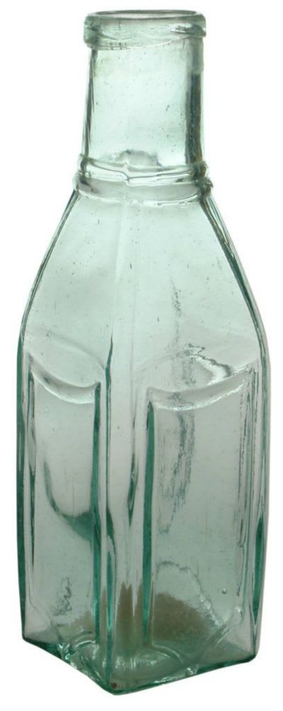 Shield Design Antique Pickle Bottle