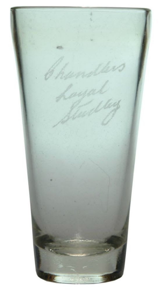 Chandlers Loyal Studley Etched Glass