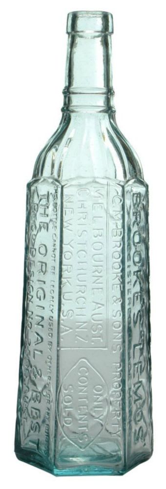 Brooke's Lemos Vintage Cordial Bottle