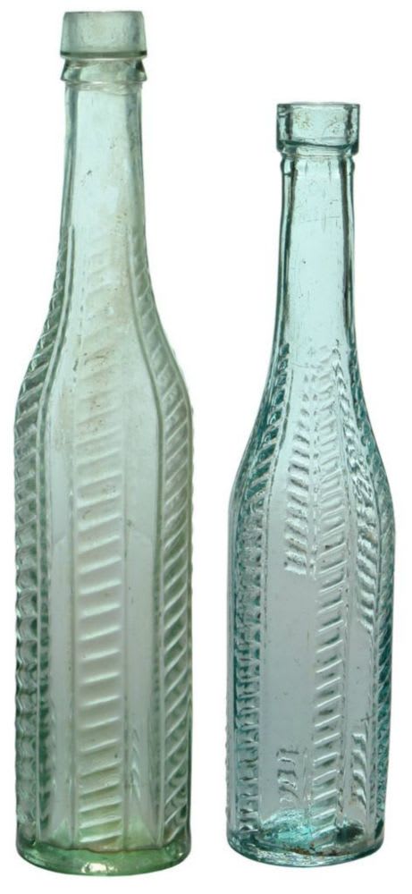 Collection Antique Salad Oil Bottles