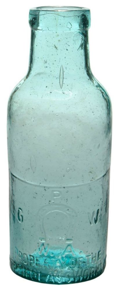 Perth Glass Works Horseshoe Pickle Jar