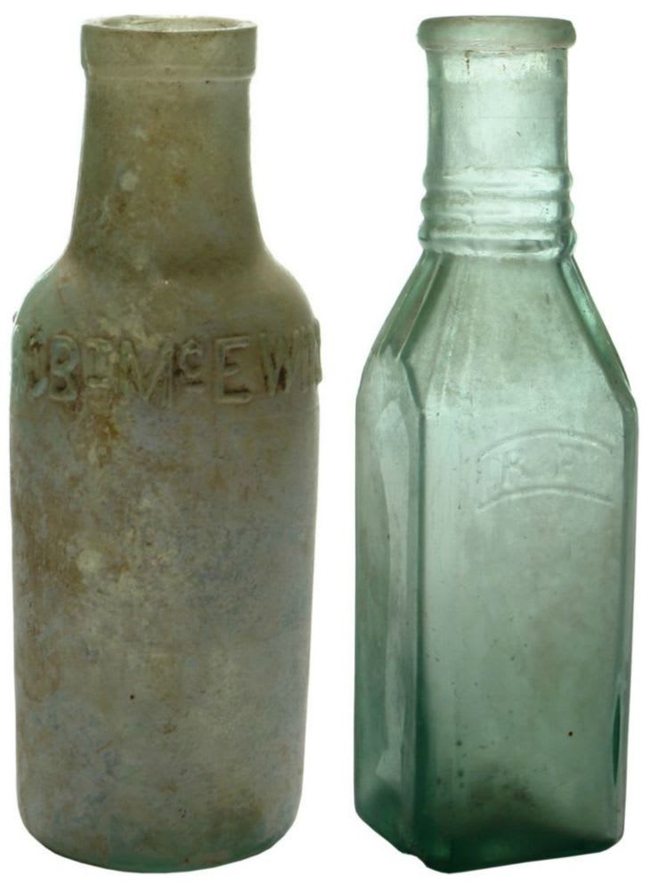 Collection Antique Pickle Bottles