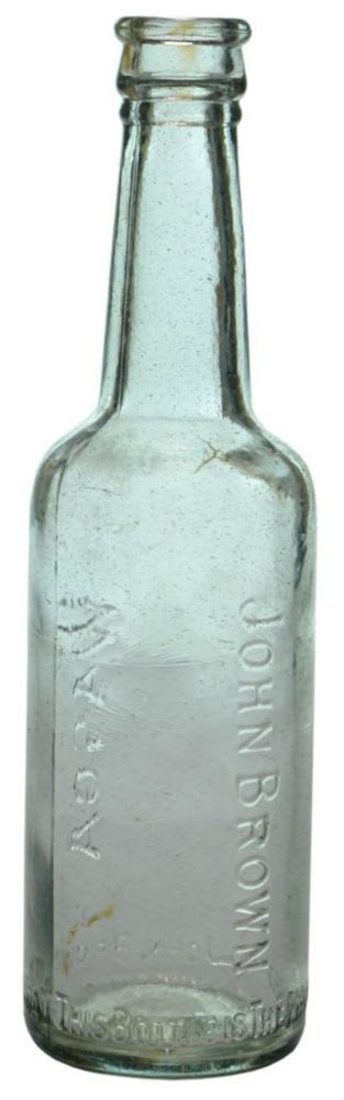 John Brown Wagga Sauce Bottle