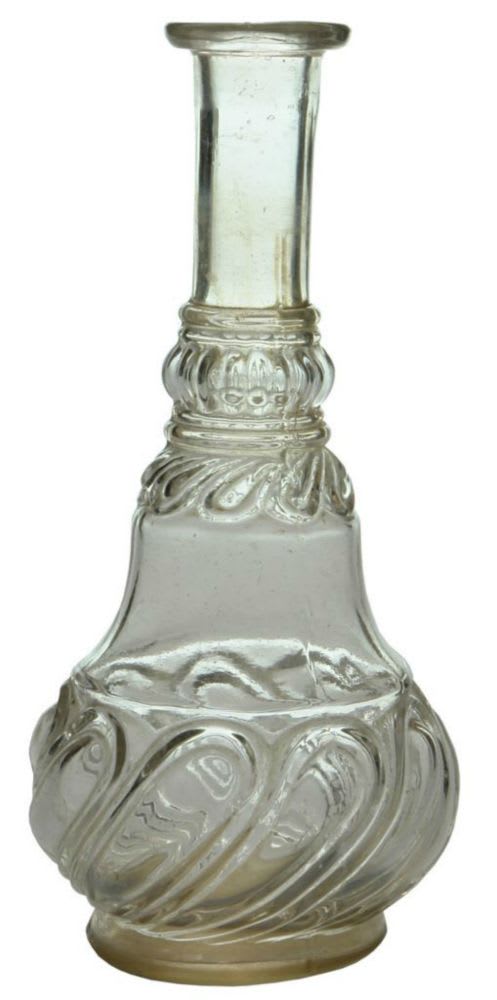 Sauce Condiment Liqueur Flint Glass Bottle