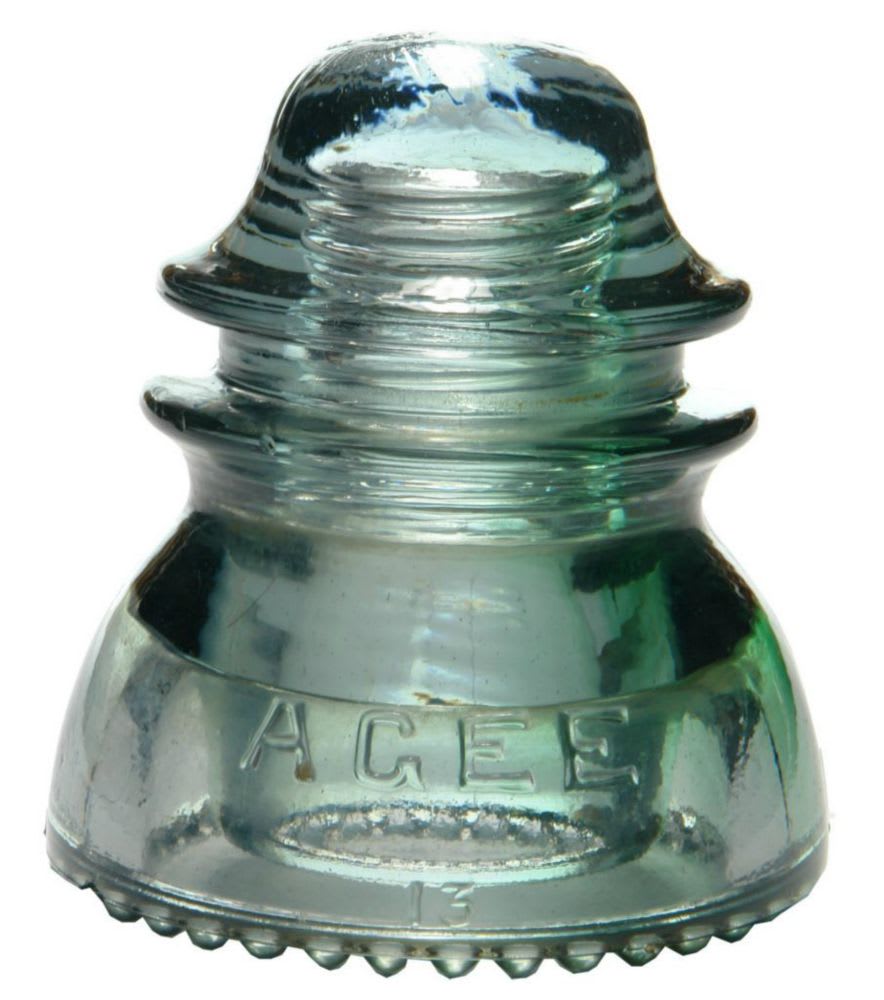 Agee 13 Deep Aqua Electrical Insulator