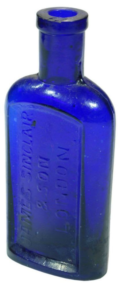 James Sinclair London Cobalt Blue Bottle